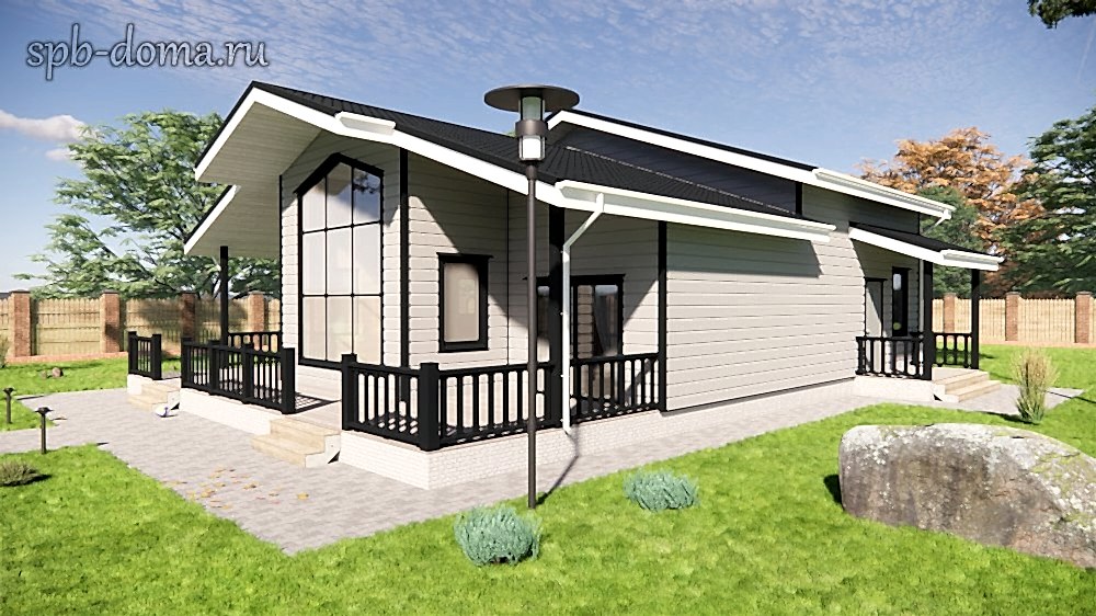 Каркасный дом 15х13 м «Симагино»