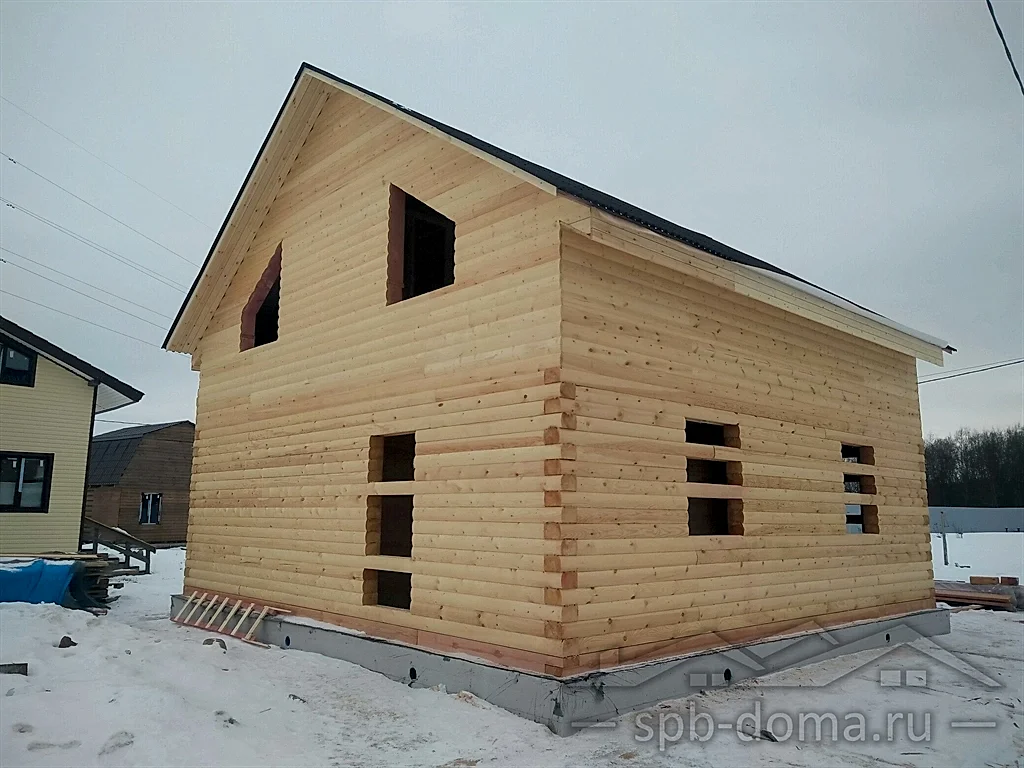 Дом из бруса 8х8 в Дятлицах