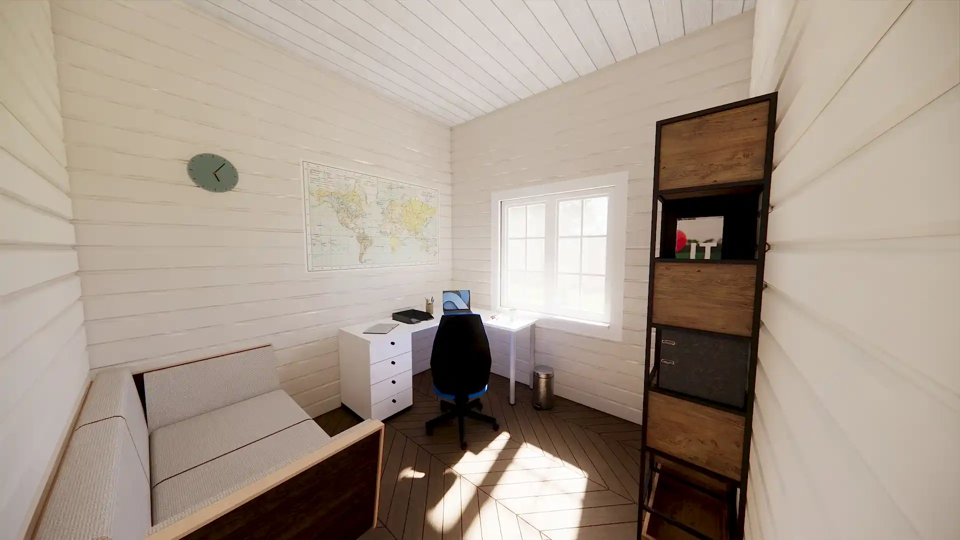 Сруб дома из профилированного бруса 6х9 м «Песочное»