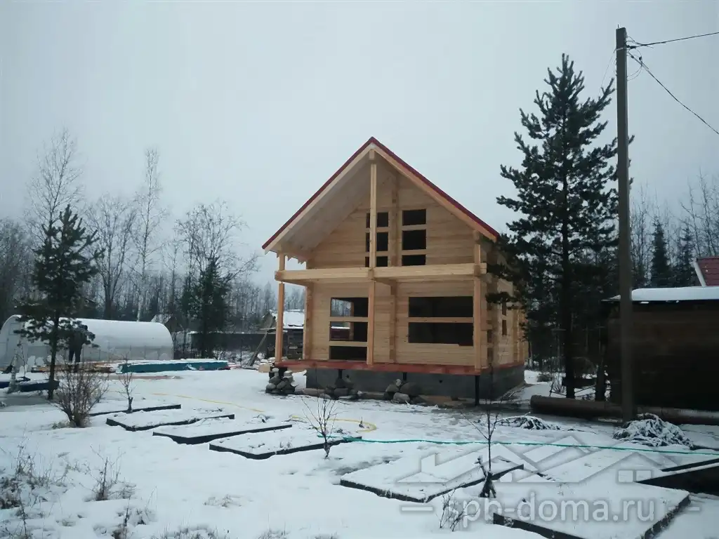 Дом из бруса 6х12 Новинка