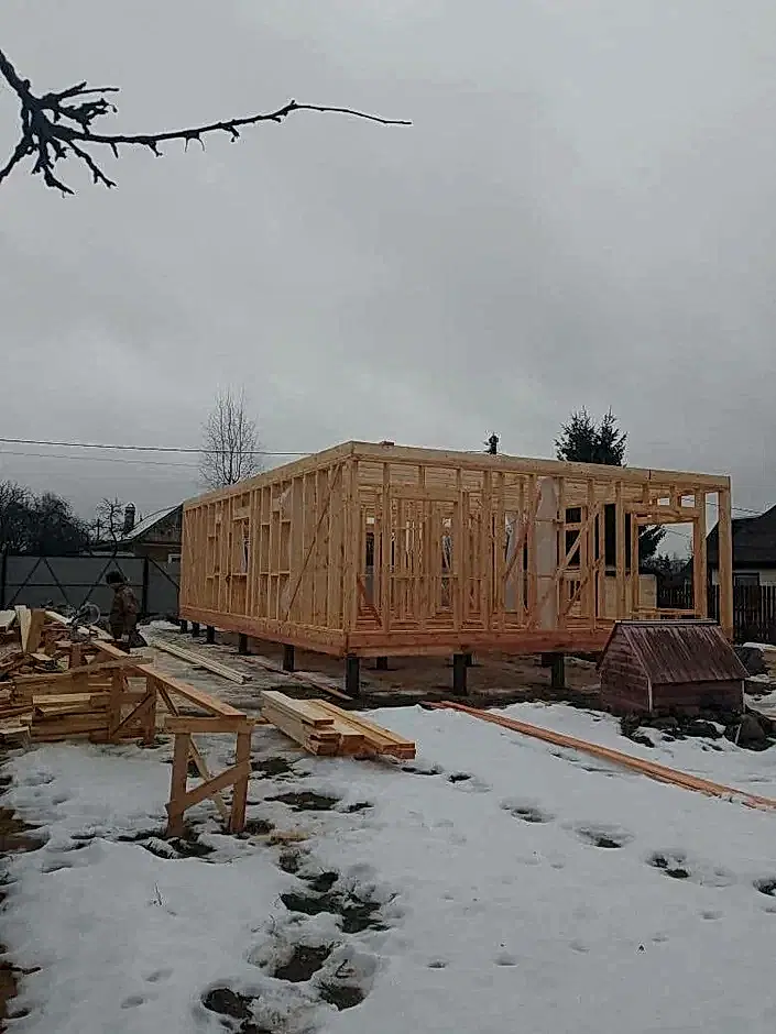 Каркасный дом 8х12 в Келколово