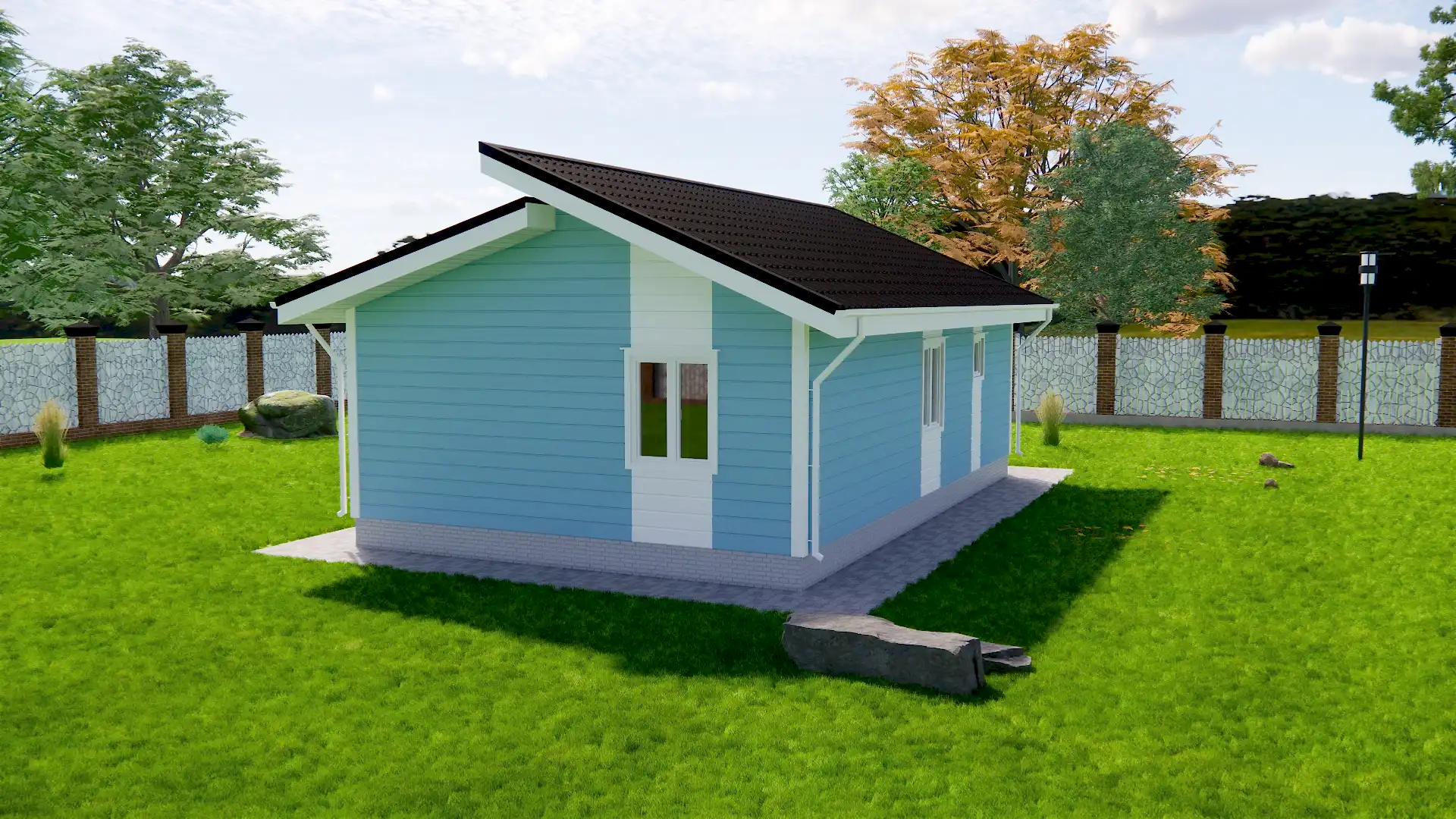 Каркасный дом 6х10 м «Авати» Каркасный дом 6х10 м «Авати»