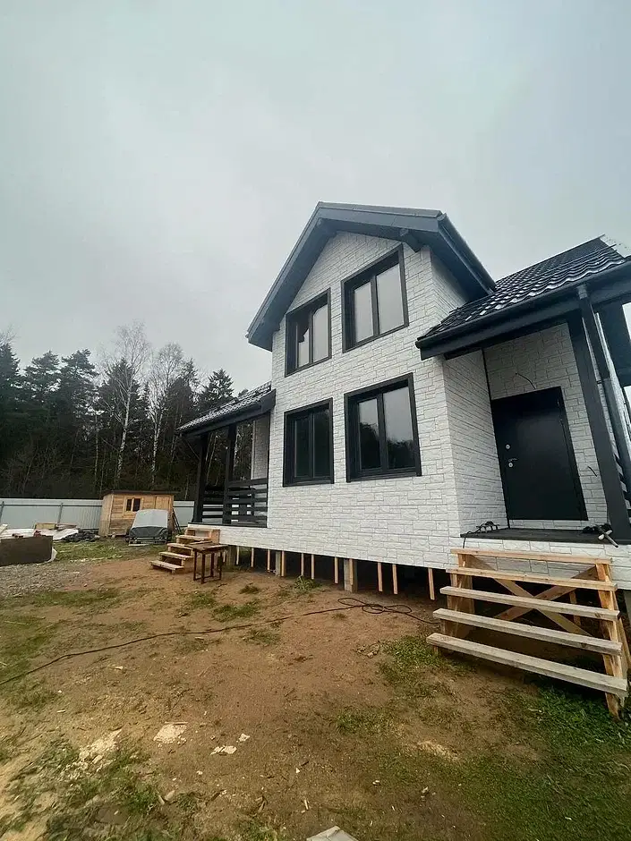 Каркасный дом 8х9 в Сосновом бору