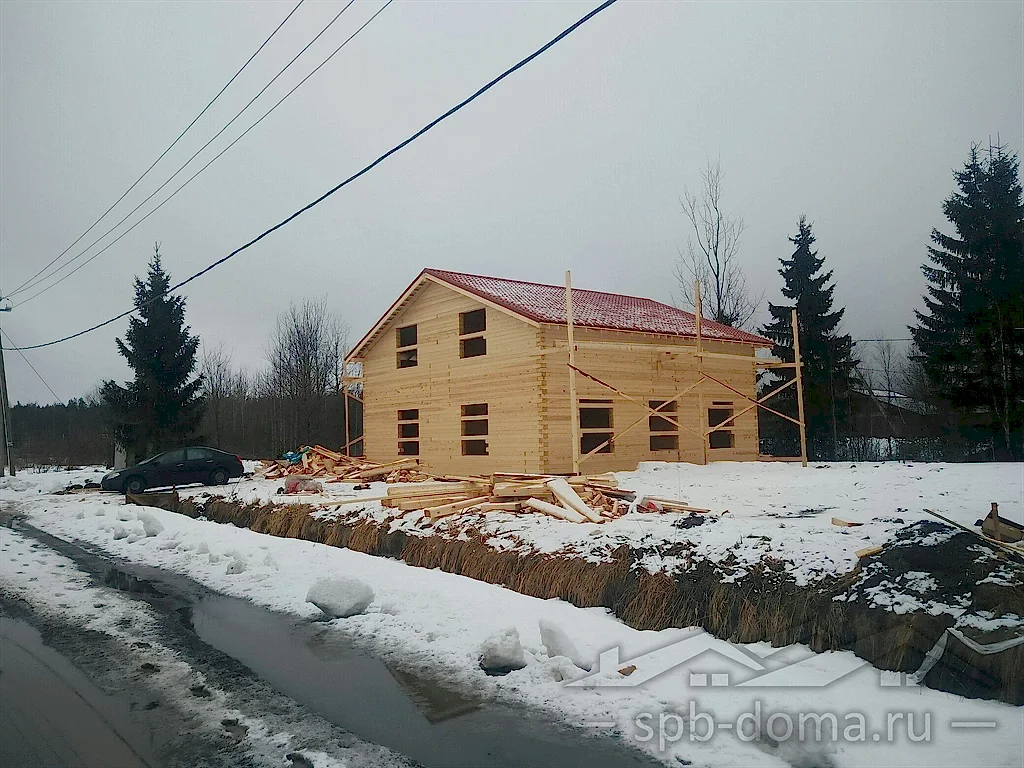 Дом из бруса 11х11 в Портосиках