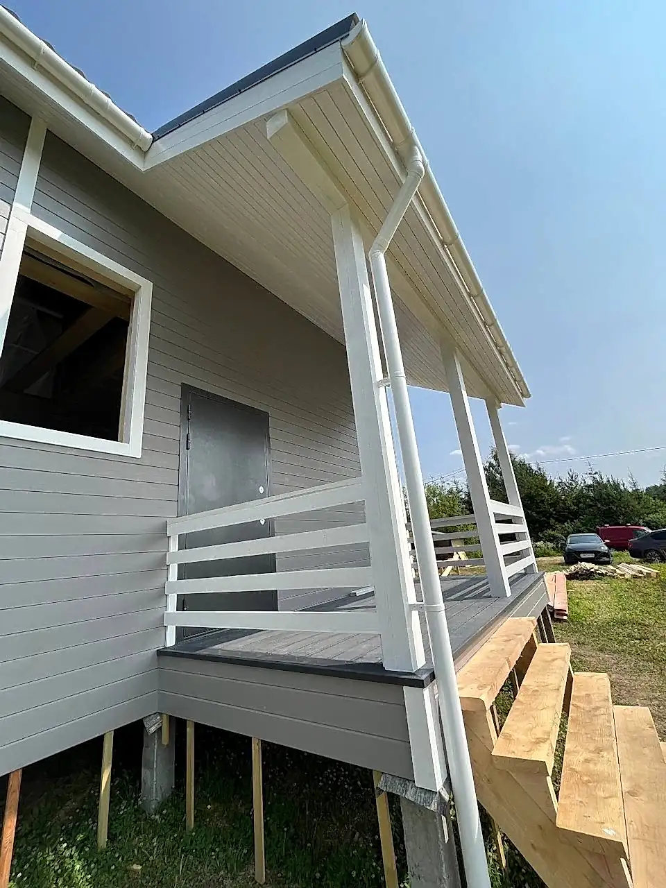 Каркасный дом 8х8 в Петрово