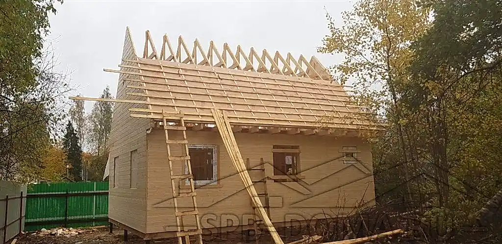 Каркасный дом 6х8 в Вырице