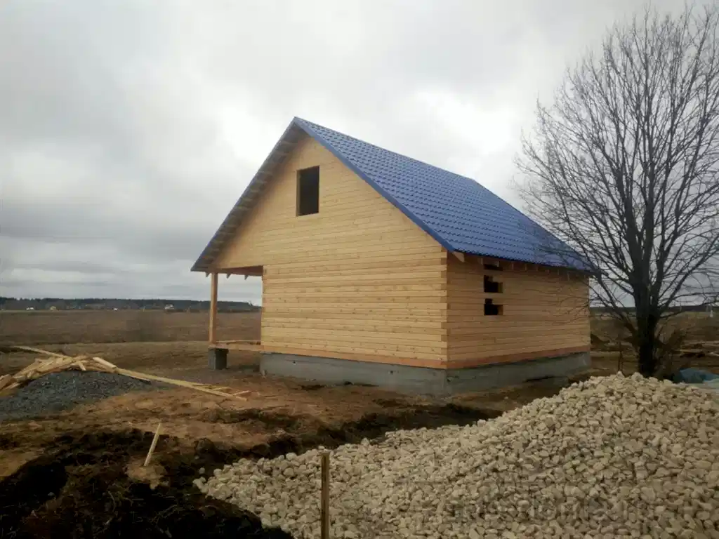 Дом из бруса 8х8 в Заполье