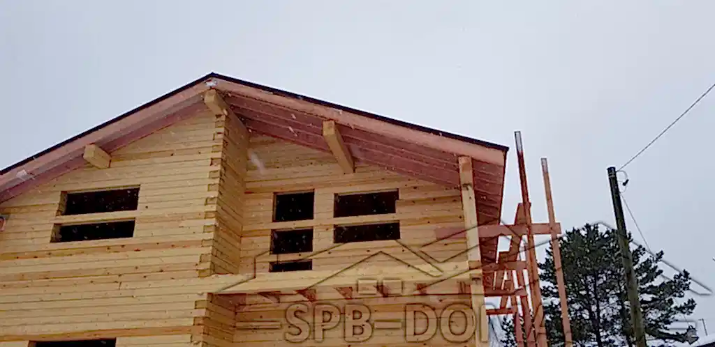 Дом из бруса 10х12 в Больших Слудицах