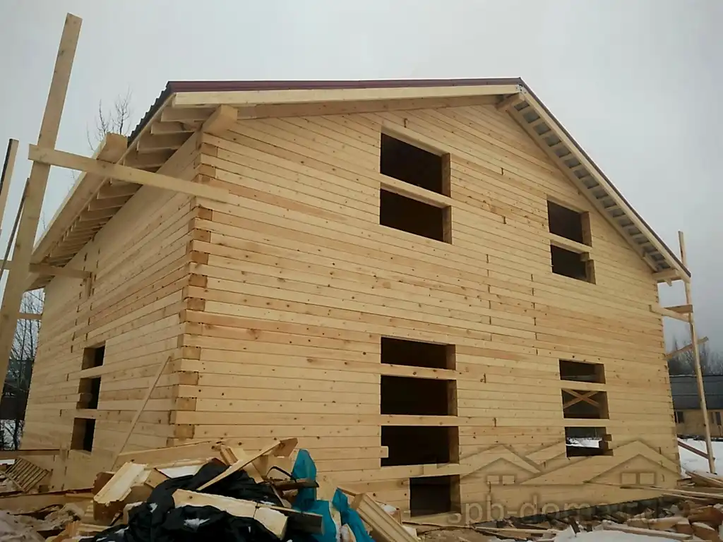 Дом из бруса 11х11 в Портосиках