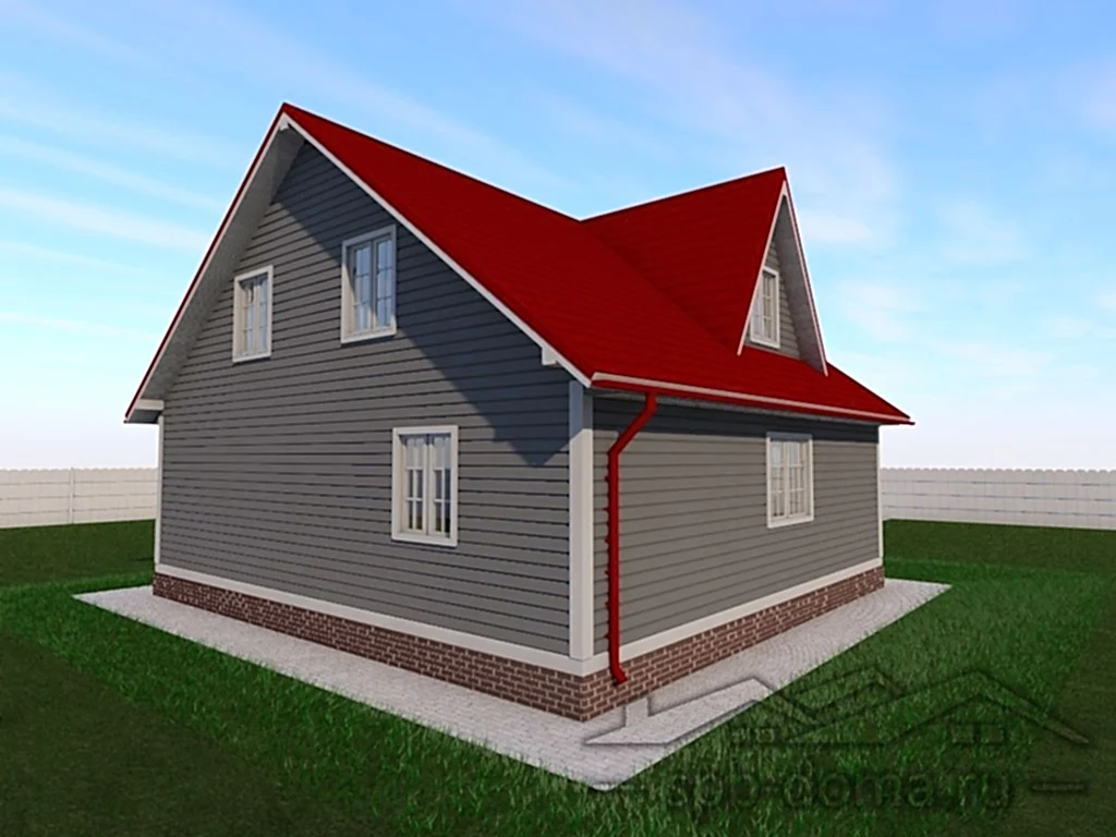 Каркасный дом 9,5х10 м «Киварин ручей»