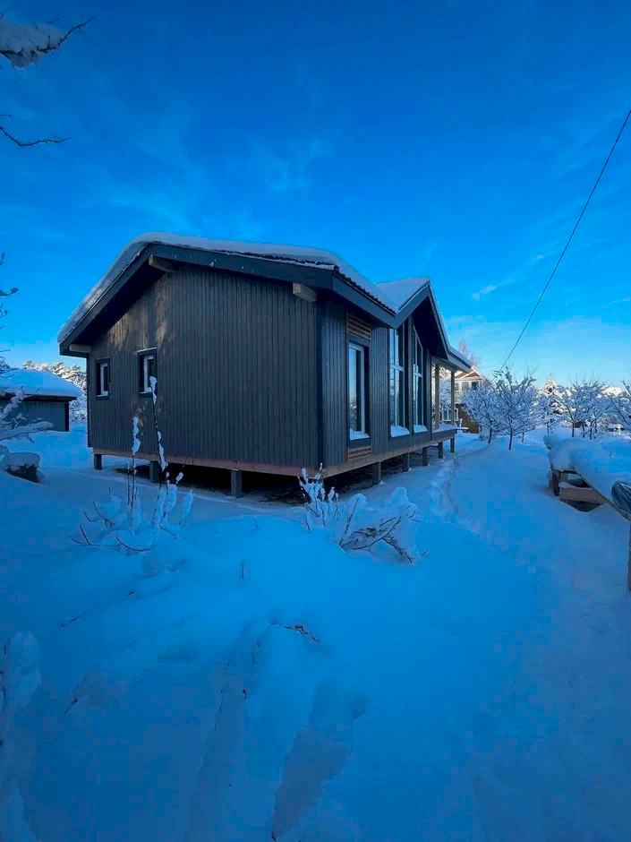 Каркасный дом 9х12 в Петяярви