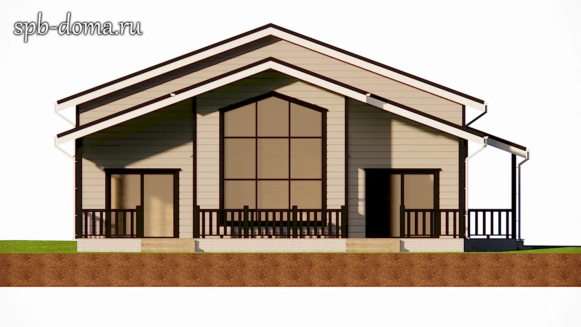 Каркасный дом 15х13 м «Симагино» Каркасный дом 15х13 м «Симагино»