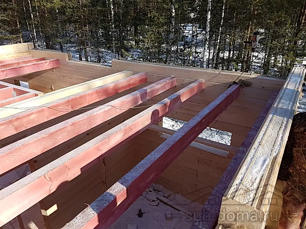 Дом из бруса 8х12 в Медное Озеро