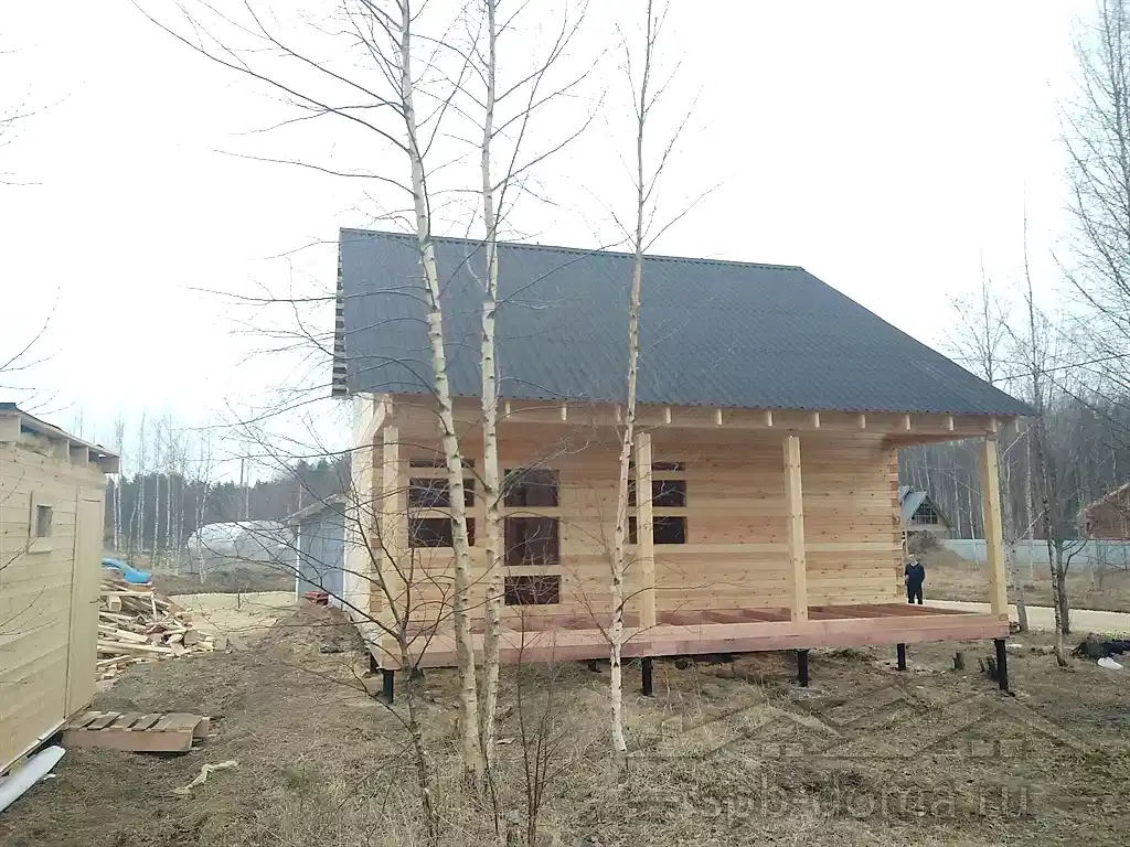 Дом из бруса 8,5х8 в Большой Ижоре