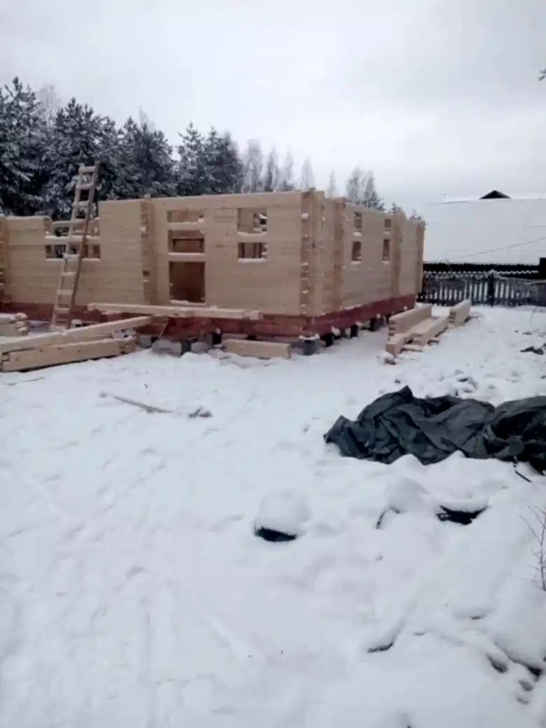 Дом из бруса дом 10х11 в г. Керро