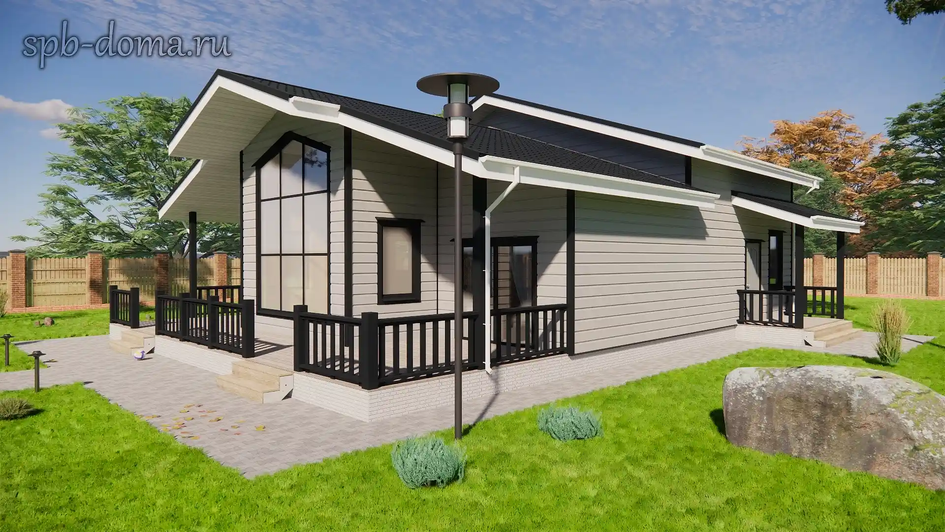 Каркасный дом 15х13 м «Симагино» Каркасный дом 15х13 м «Симагино»