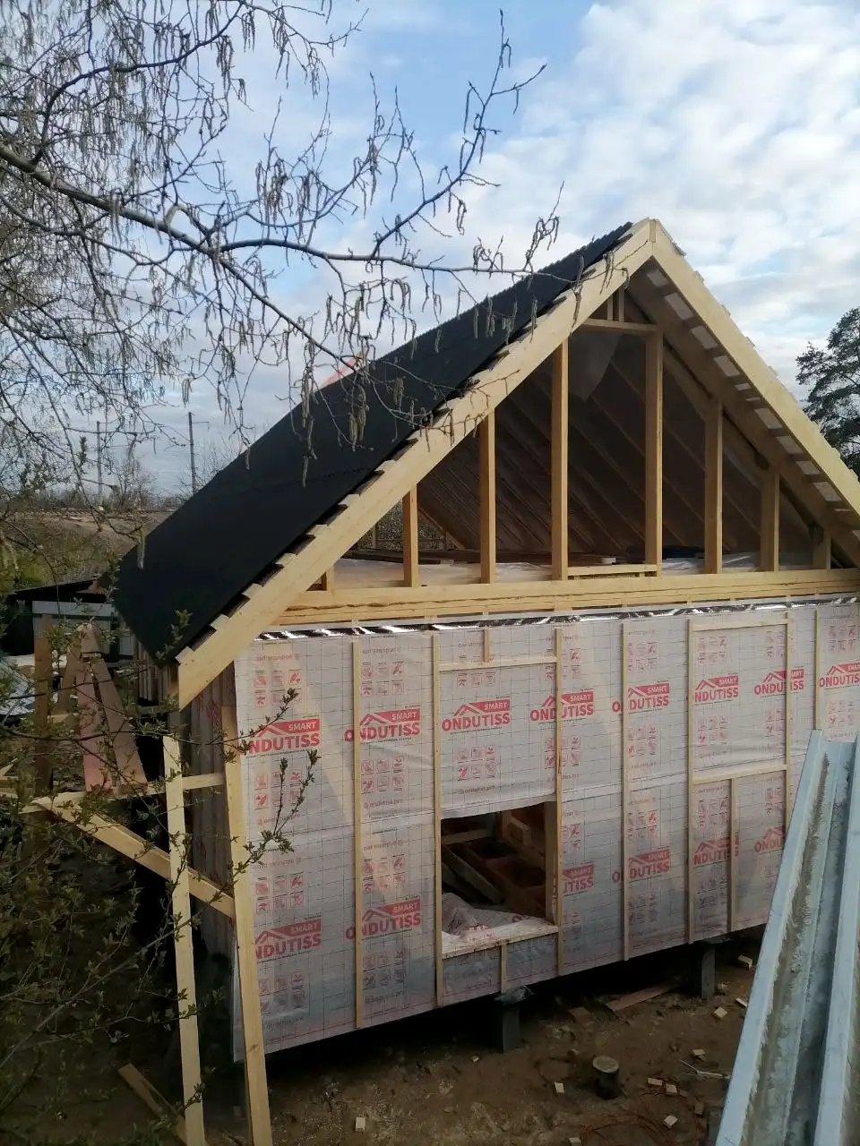 Каркасный дом 8х6 Горелово