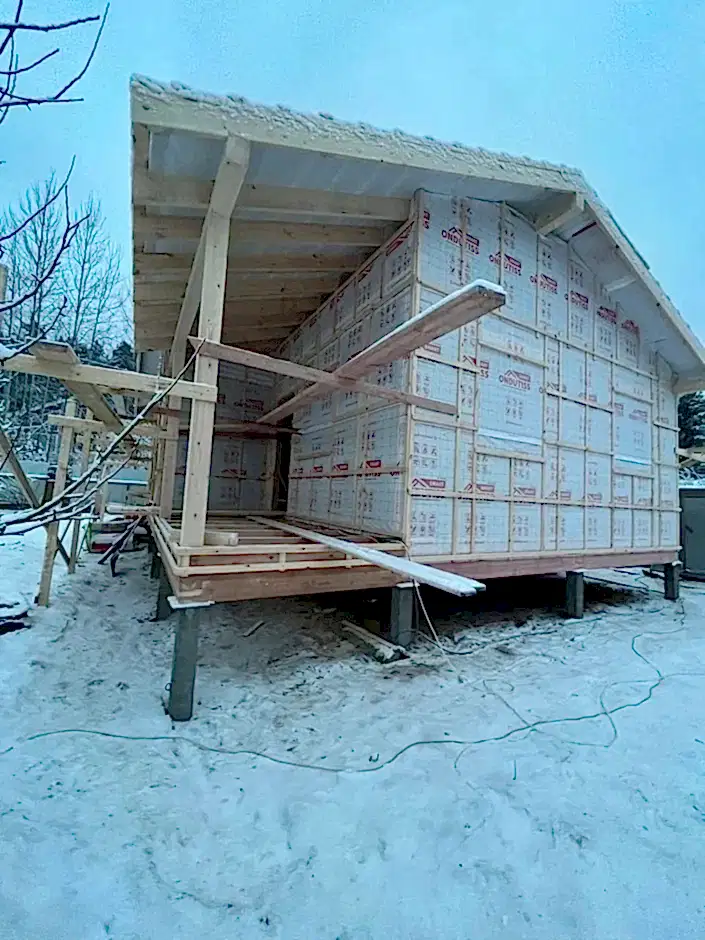 Каркасный дом 9х12 в Петяярви