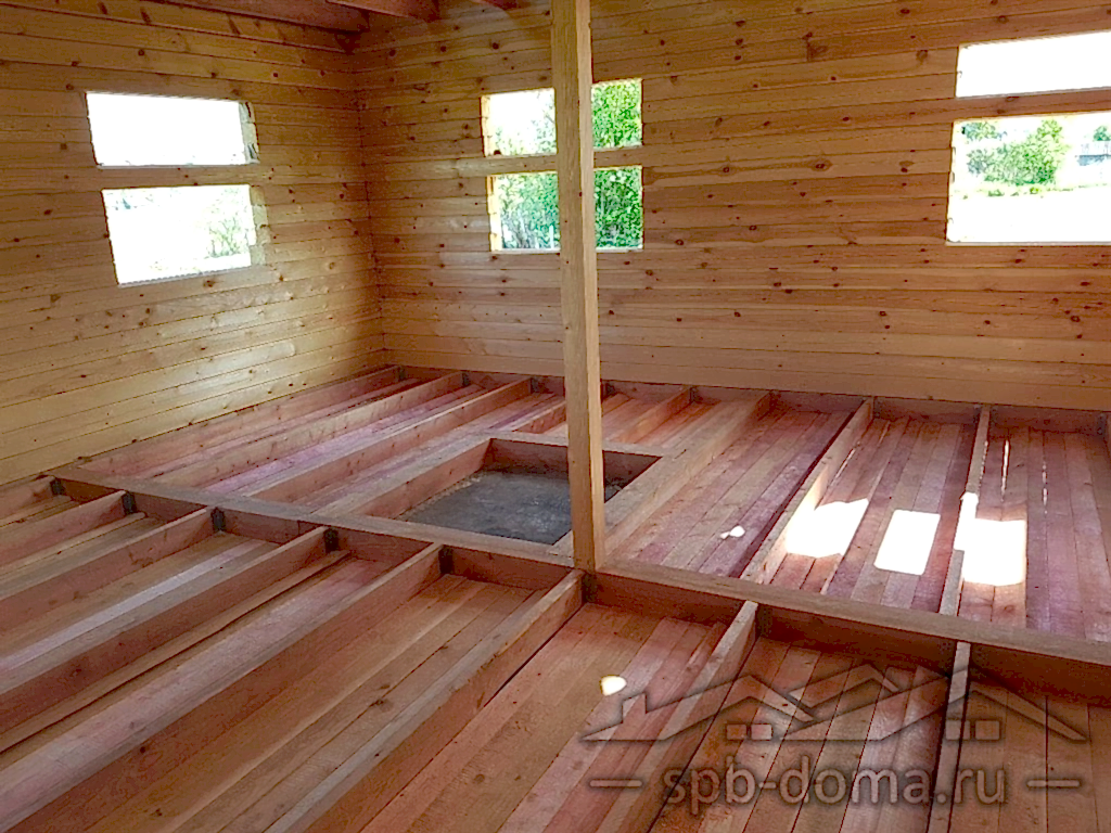 Дом из бруса 8х9 Сясьстрой