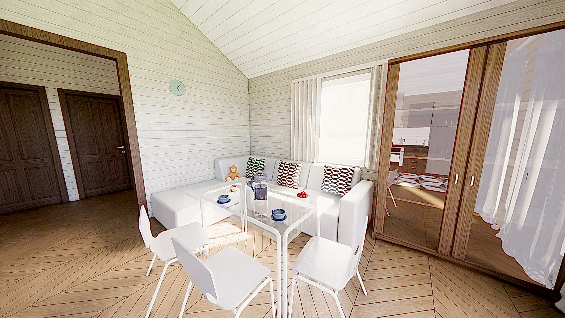 Каркасный дом 6х11 м «Славянка»