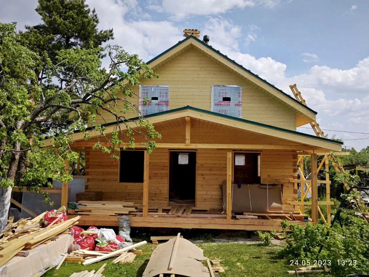 Дом из бруса 8х8 Ольгино