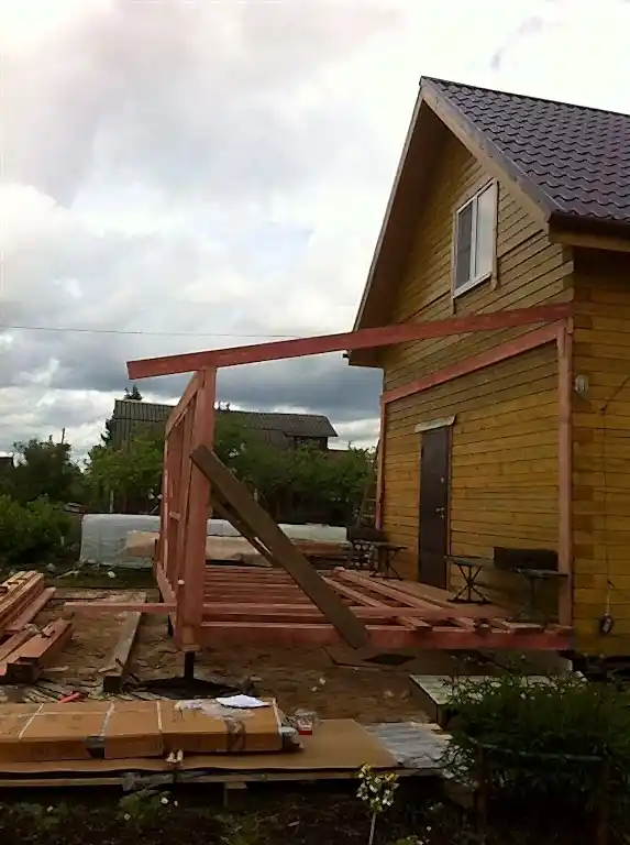 Каркасная веранда 6х3 Волхов