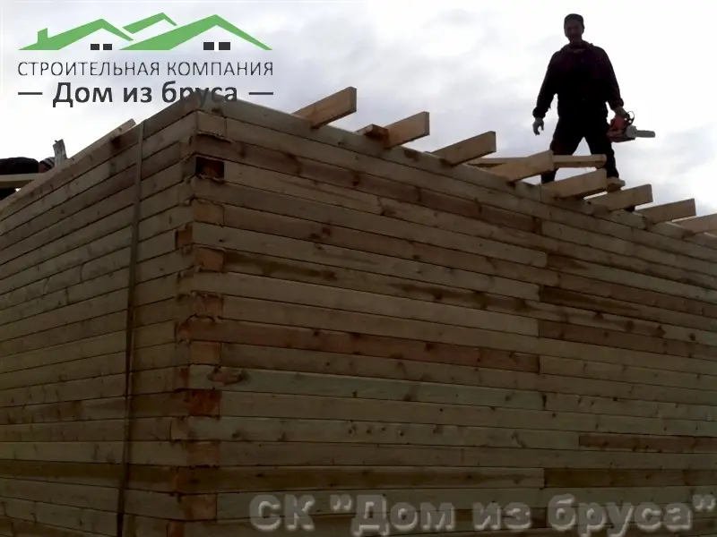 Дом из бруса 6х9 в г. Павловск