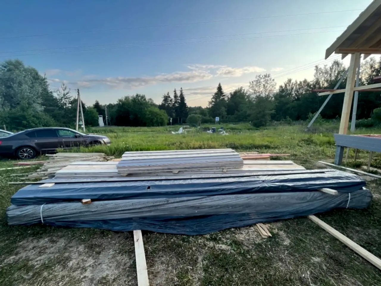 Каркасный дом 8х8 в Петрово