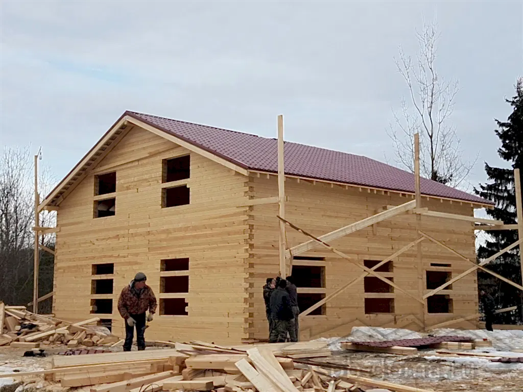 Дом из бруса 11х11 в Портосиках