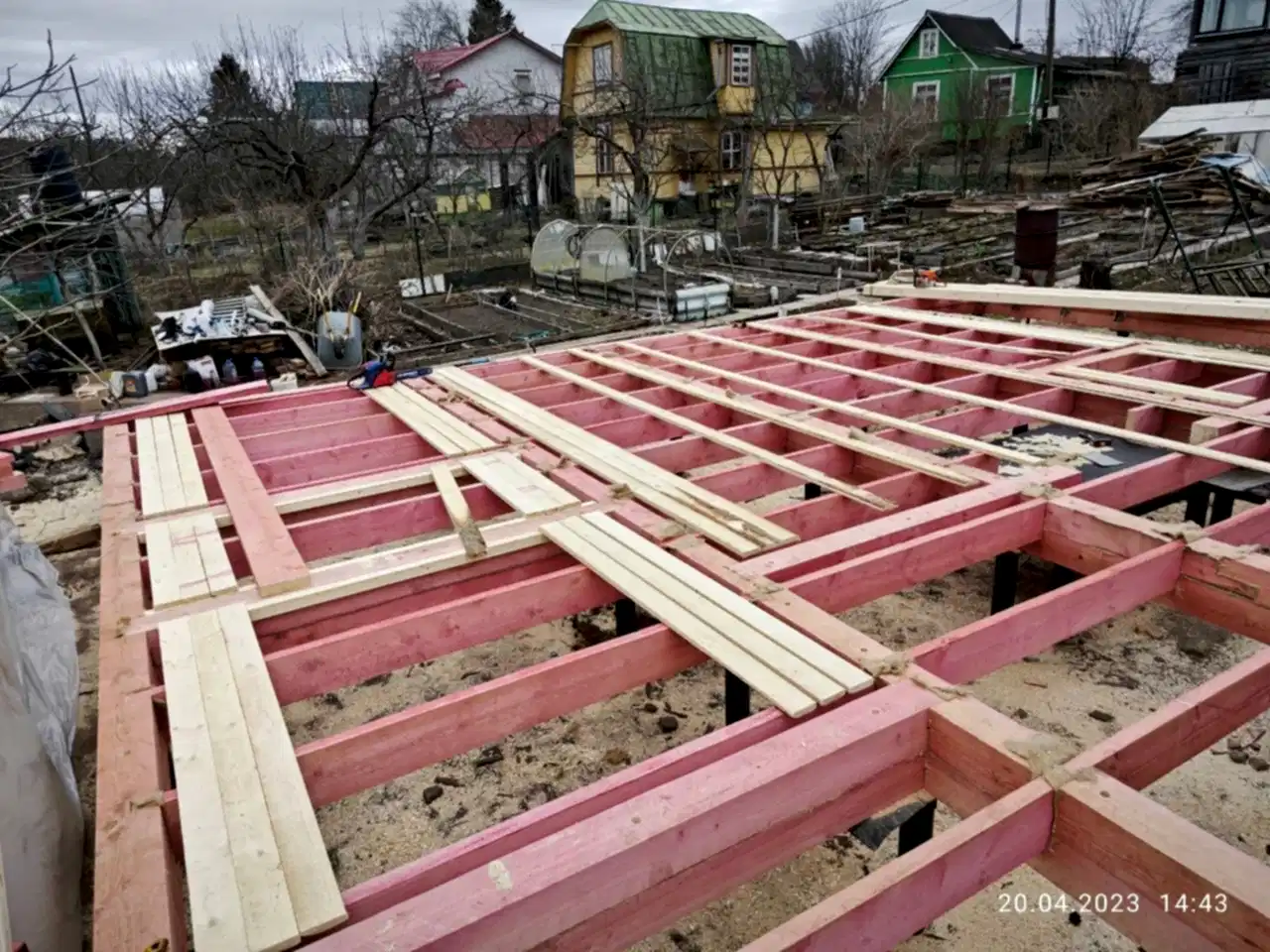 Дом из бруса 8х8 Ольгино