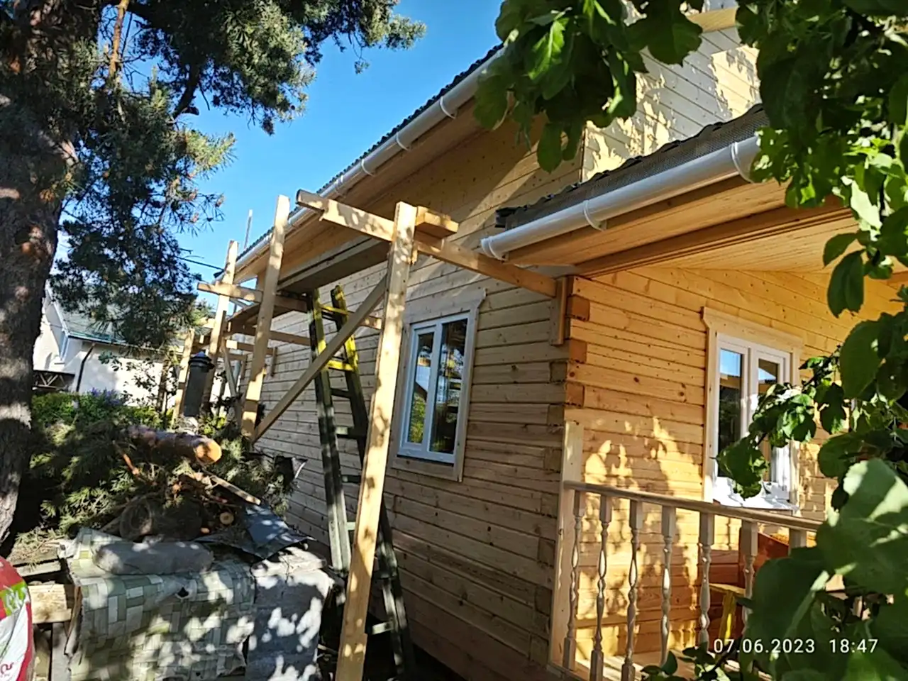 Дом из бруса 8х8 Ольгино