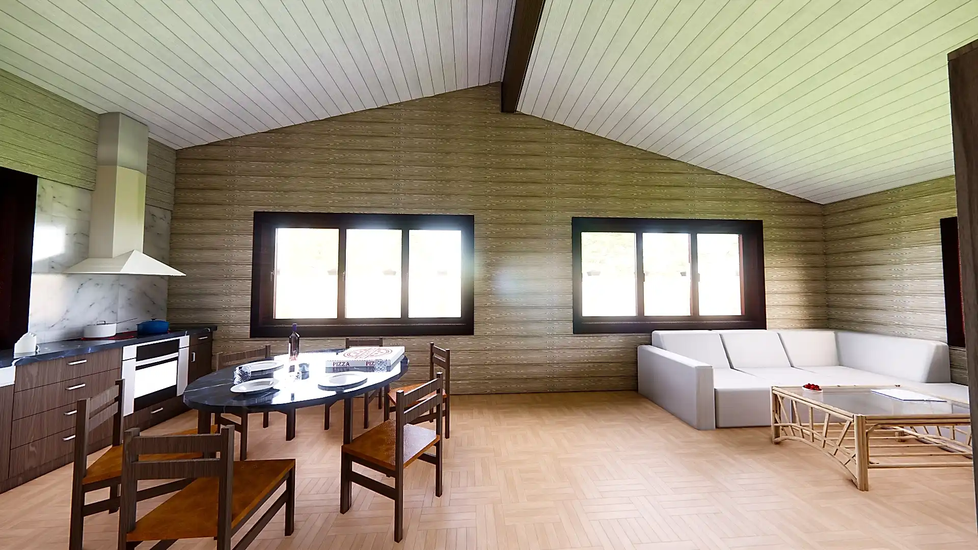 Каркасный дом 11х9 м «Семиозерье» Каркасный дом 11х9 м «Семиозерье»