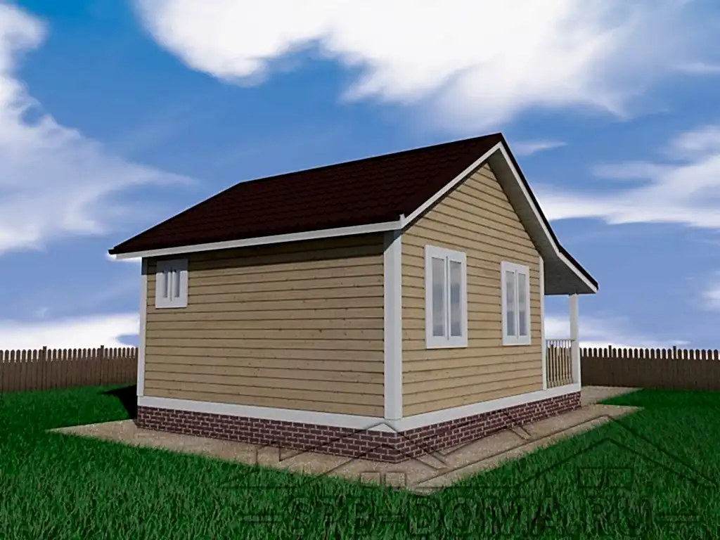 Каркасный дом 5х7 м «Отрадное» Каркасный дом 5х7 м «Отрадное»