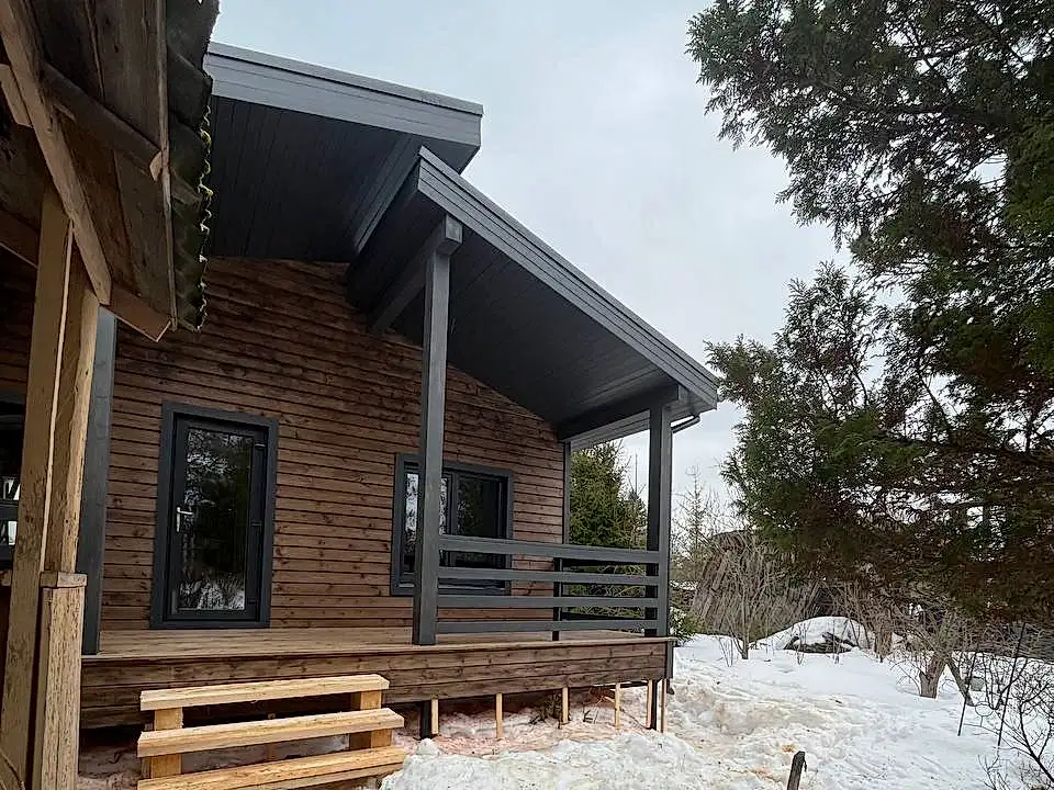 Каркасный дом 8х9 в массиве Восход