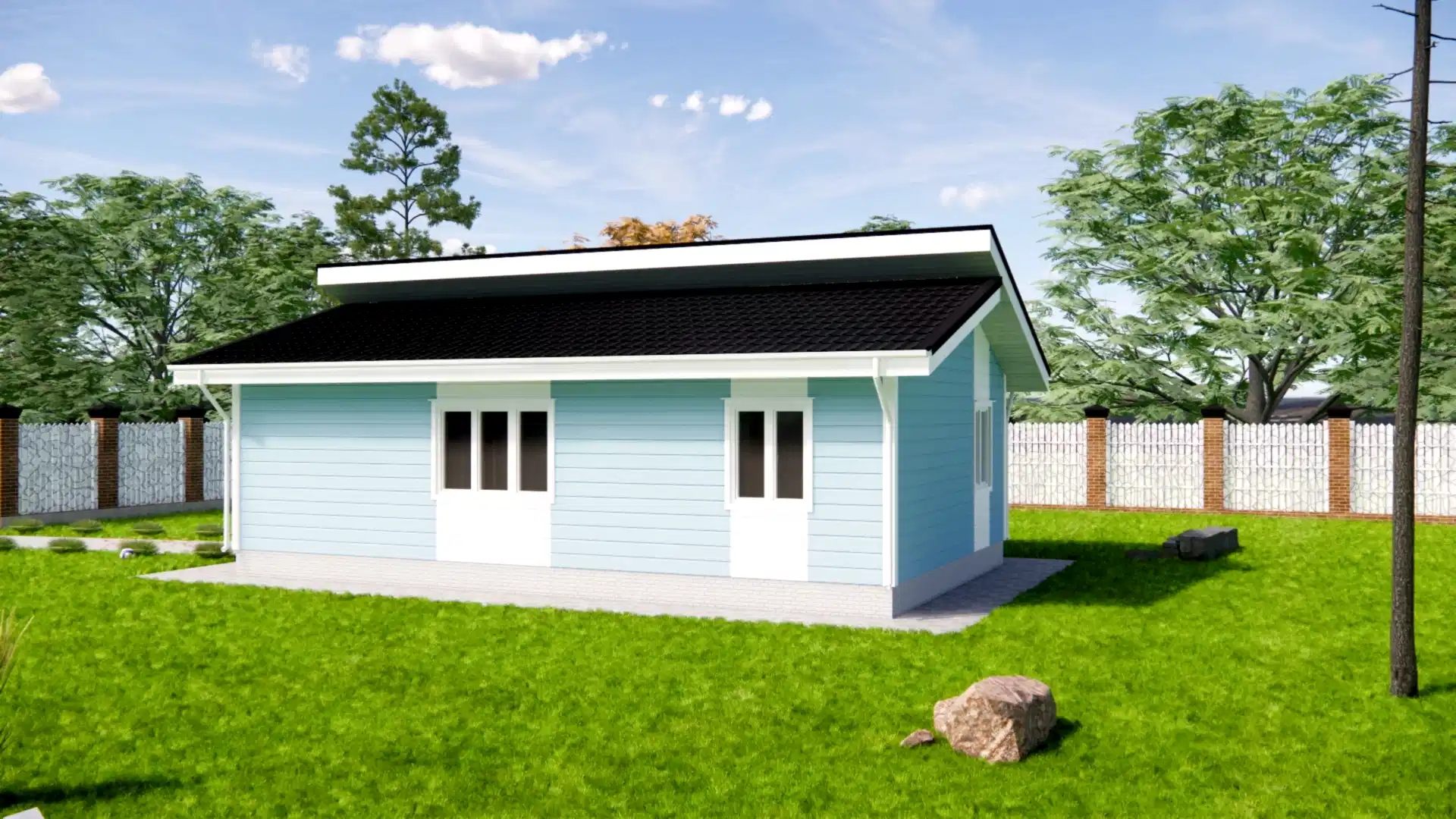 Каркасный дом 6х10 м «Авати» Каркасный дом 6х10 м «Авати»