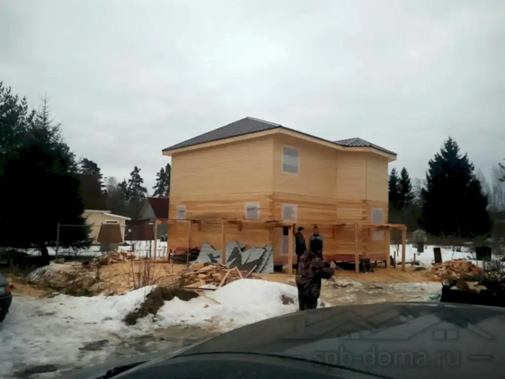 Дом из бруса 8х10 в Громово