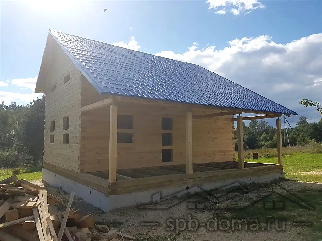 Дом из бруса 8х8 Маслово