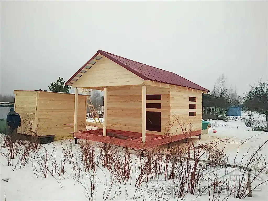 Дом из бруса 4х6 в Васкелово
