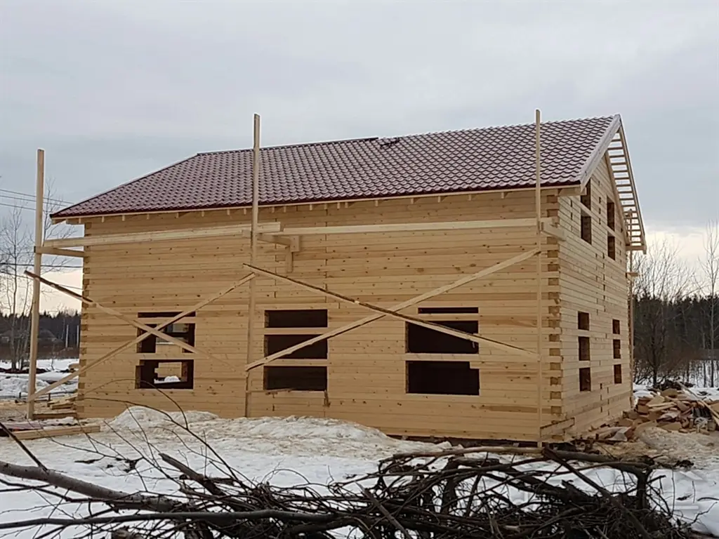 Дом из бруса 11х11 в Портосиках