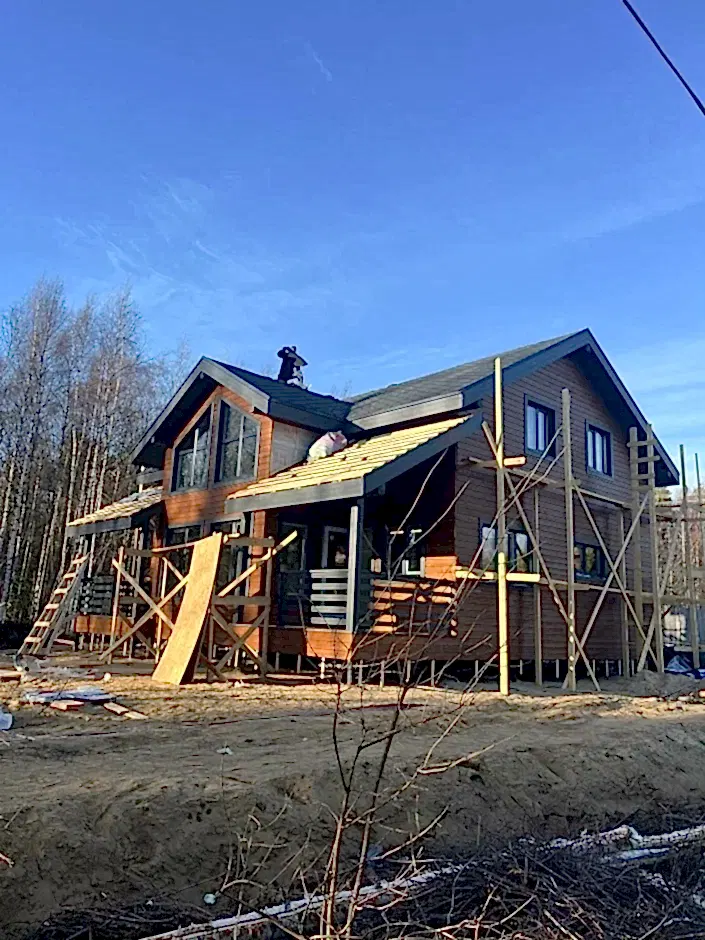 Каркасный дом 10х11,5 в Лехтуси 