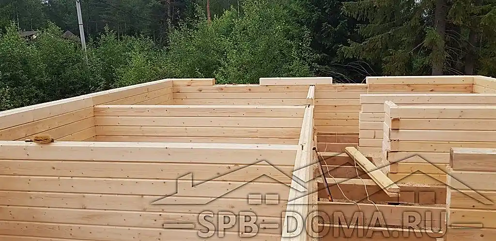 Дом из бруса 7х9 в Карасаари