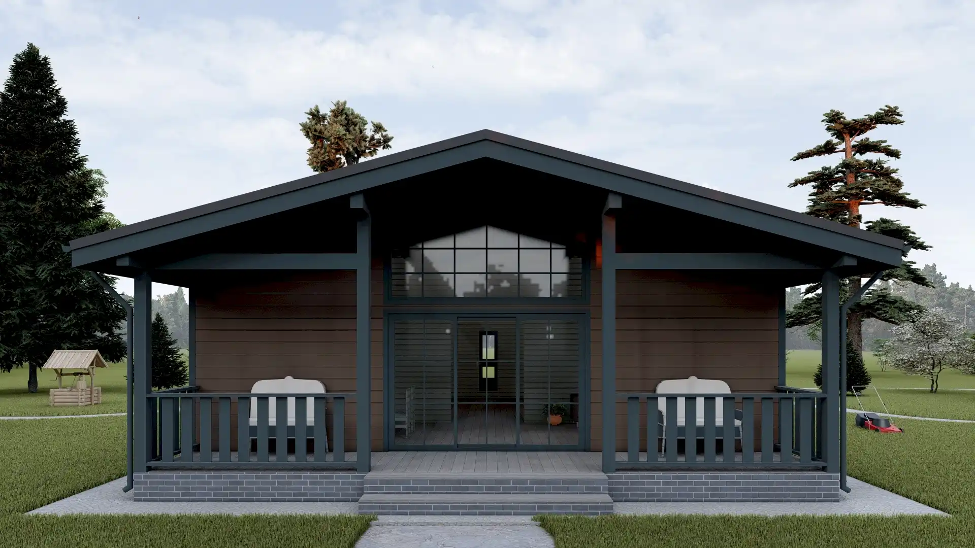 Каркасный дом 9х12 м «Варзолово»