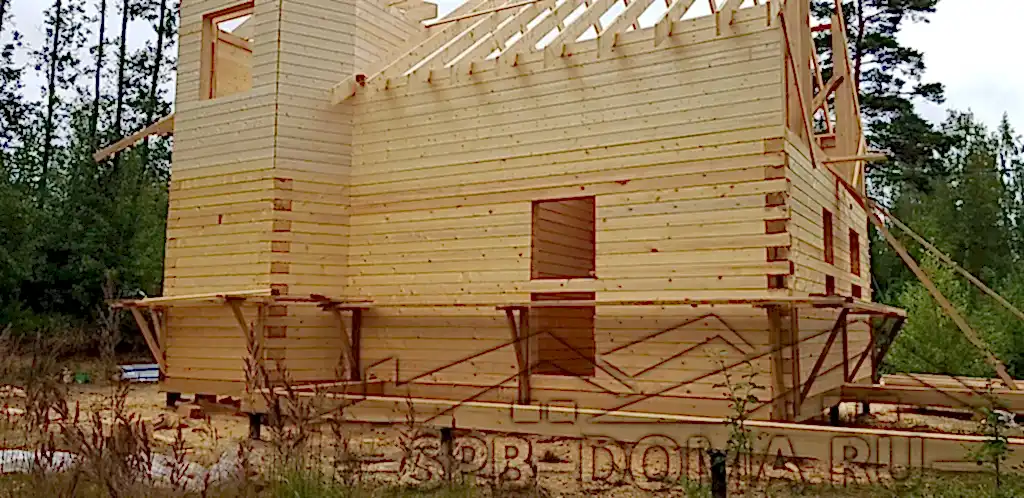 Дом из бруса 7х9 в Карасаари