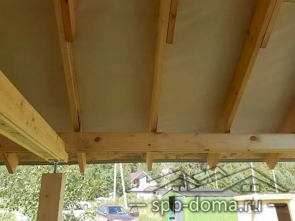 Дом из бруса 8х8 Маслово