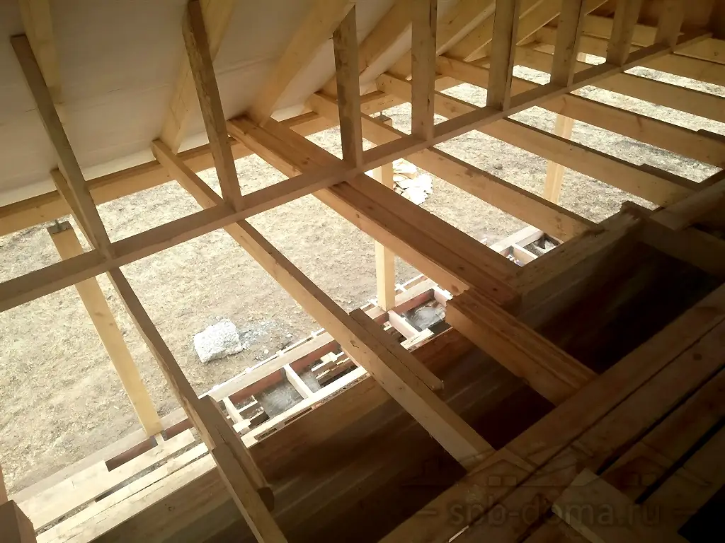 Дом из бруса 8х8 в Заполье