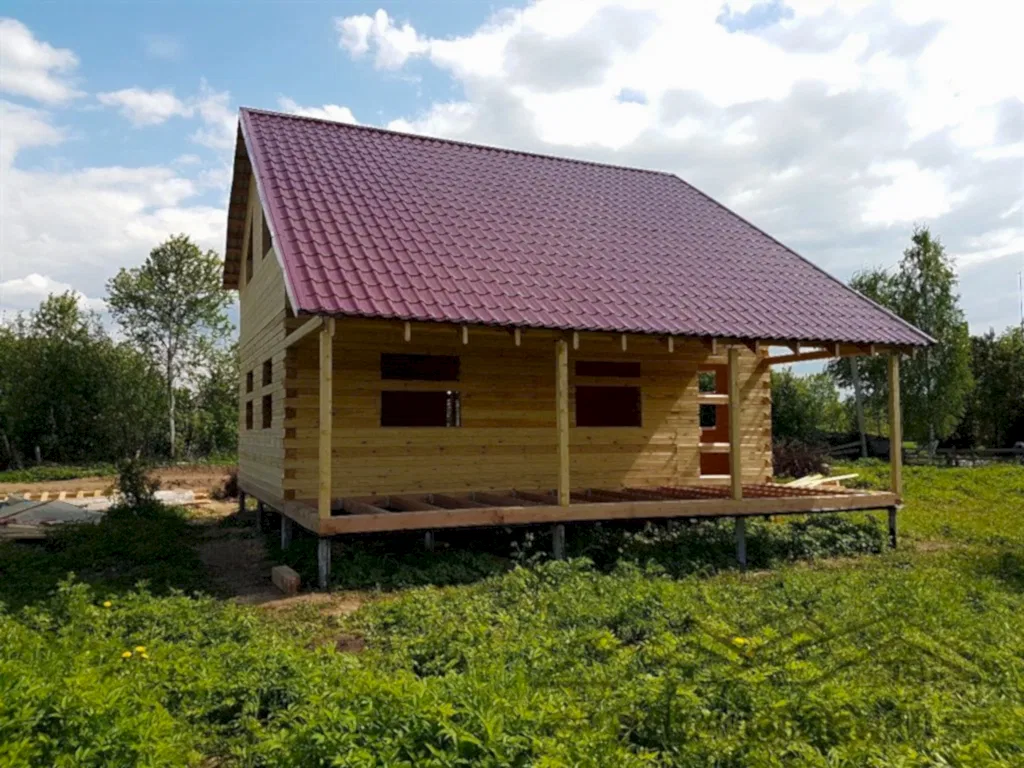 Дом из бруса 8х9 Сясьстрой