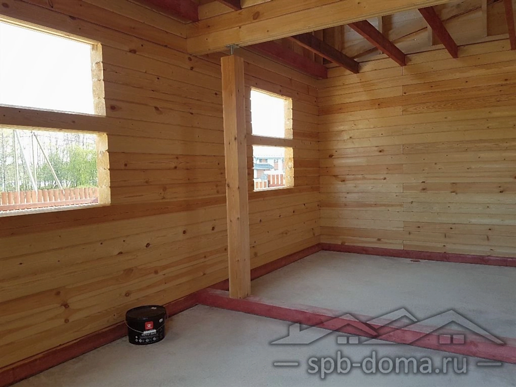 Дом из бруса 6х10 Финский Хутор