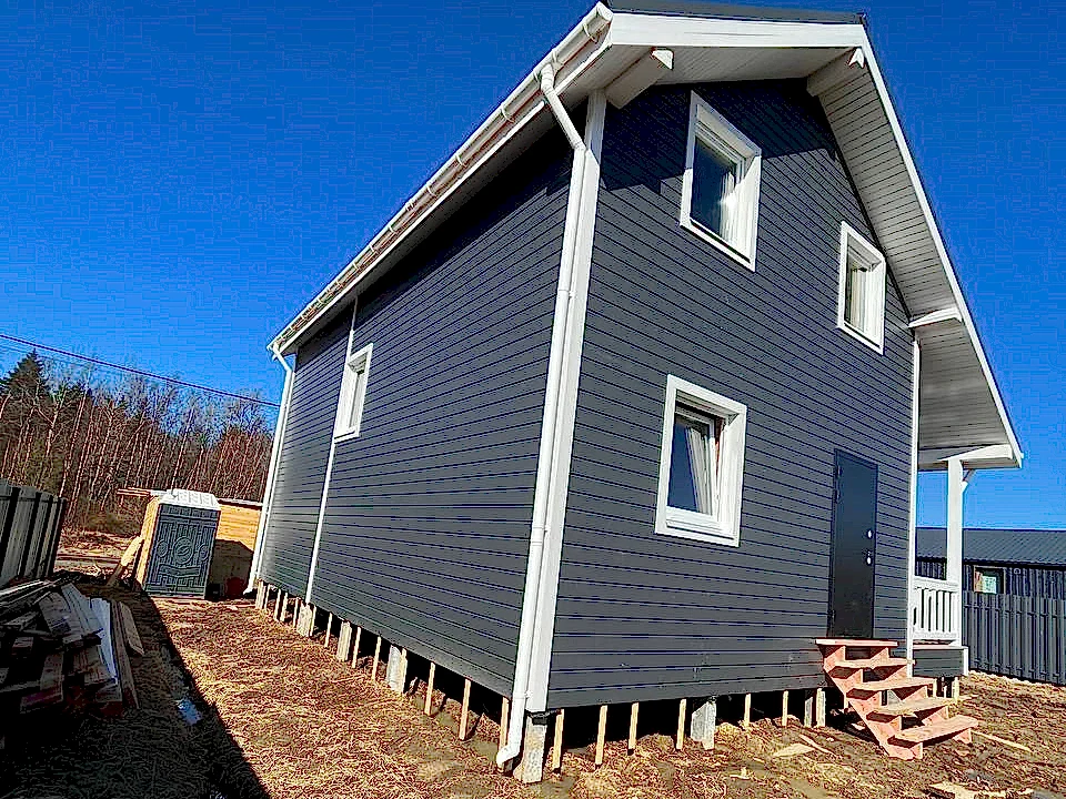 Каркасный дом 6х9 в Хиттолоярви