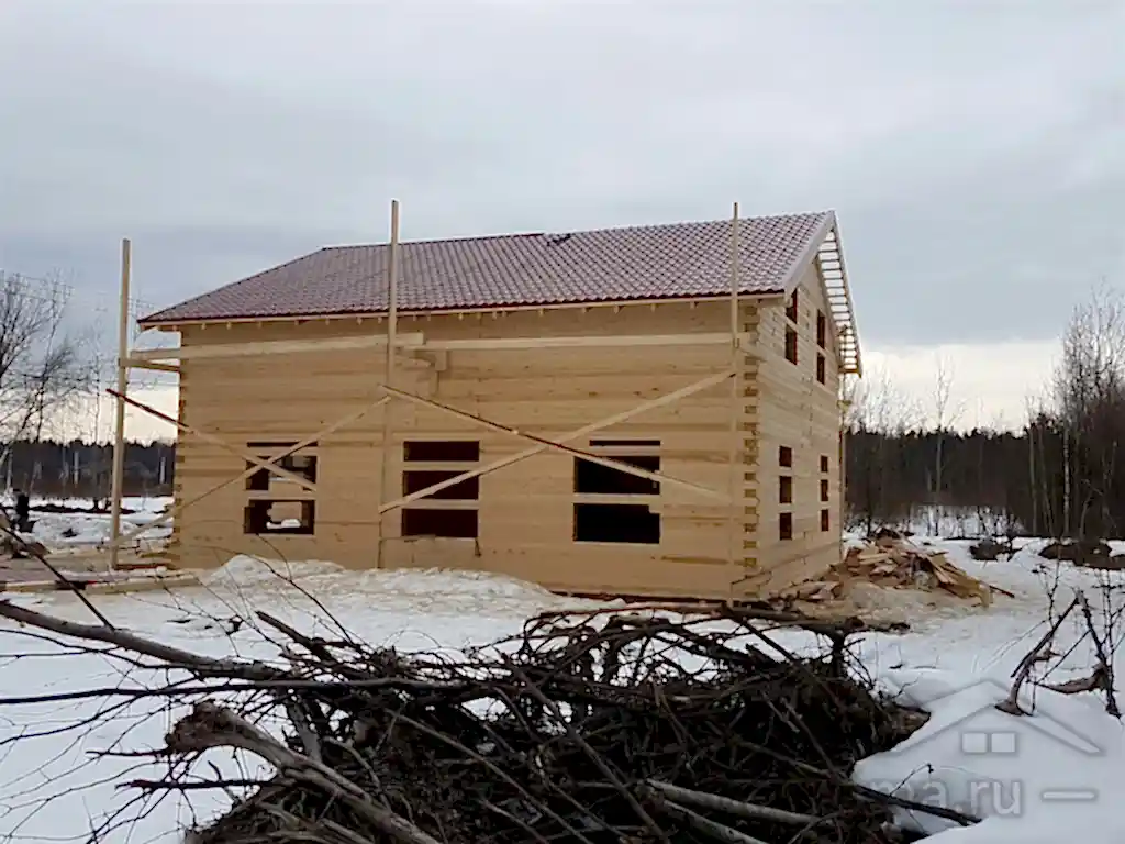 Дом из бруса 11х11 в Портосиках