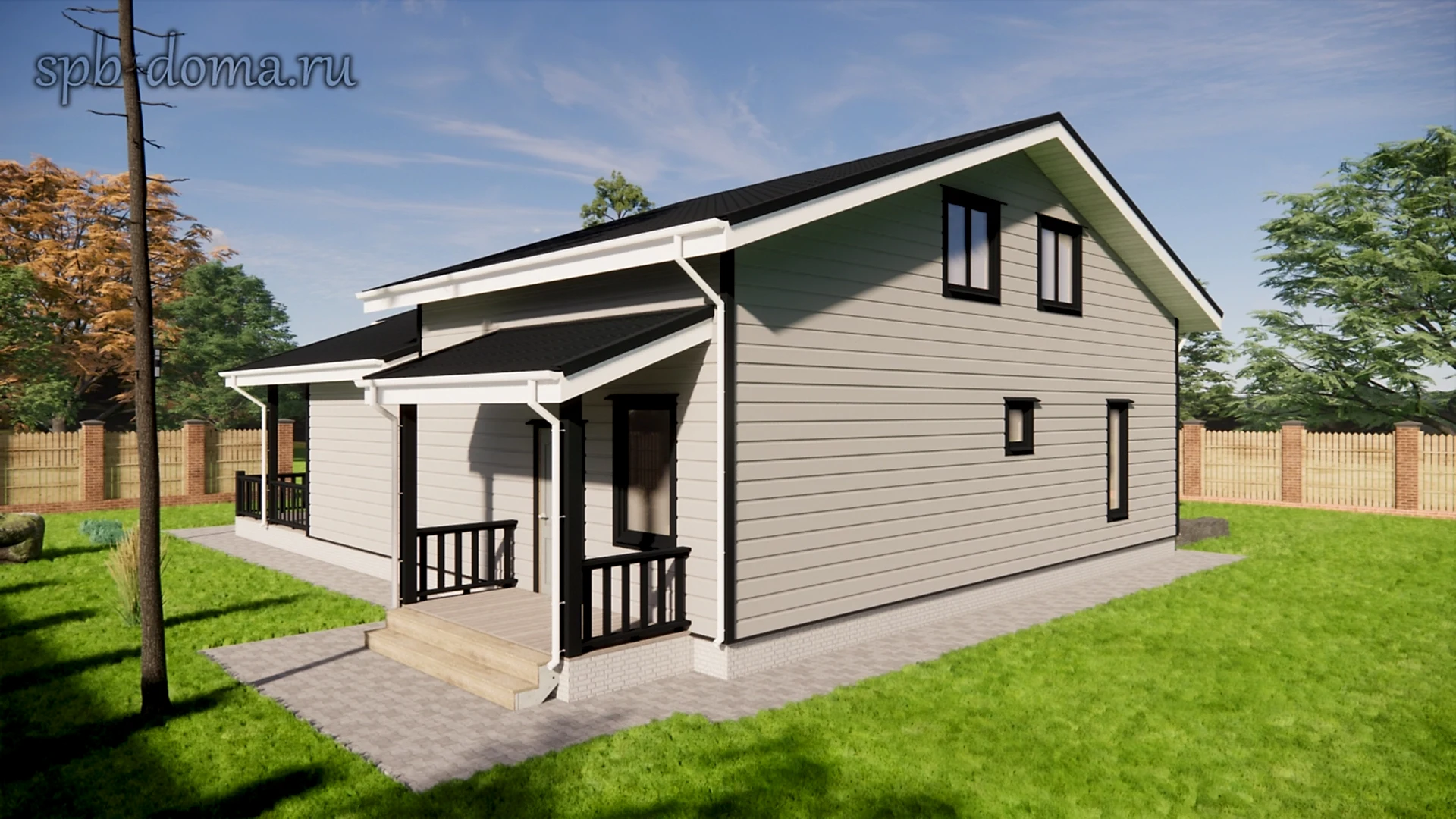 Каркасный дом 15х13 м «Симагино» Каркасный дом 15х13 м «Симагино»